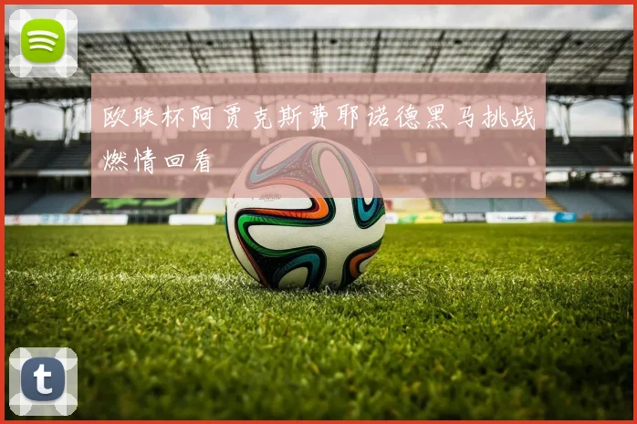 欧联杯阿贾克斯费耶诺德黑马挑战燃情回看